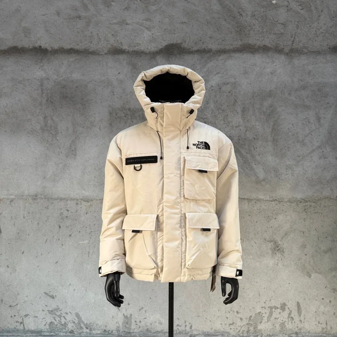 The North Face The North Face Workwear White Puffer Jacket Cream