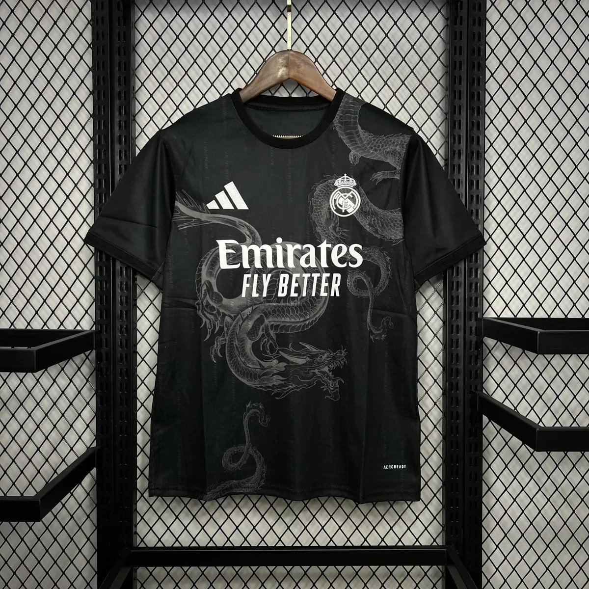 Adidas Adidas Real Madrid Black/White T-Shirt Black