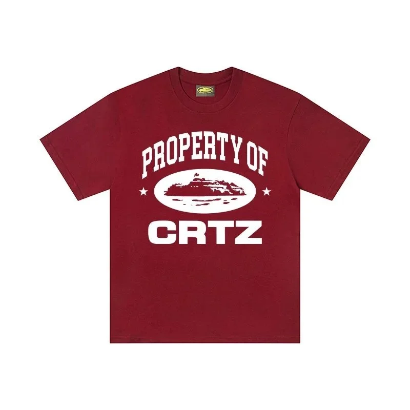 Corteiz Corteiz Property of CRTZ Red T-Shirt Red - 1