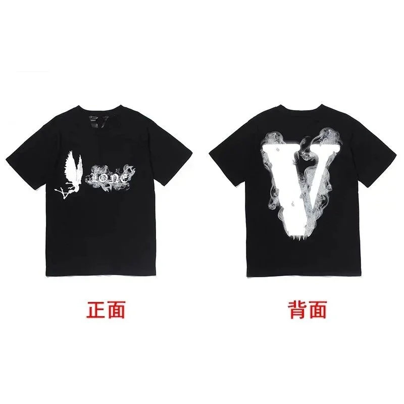 Other Black Smoke V Logo T-Shirt Black - 1