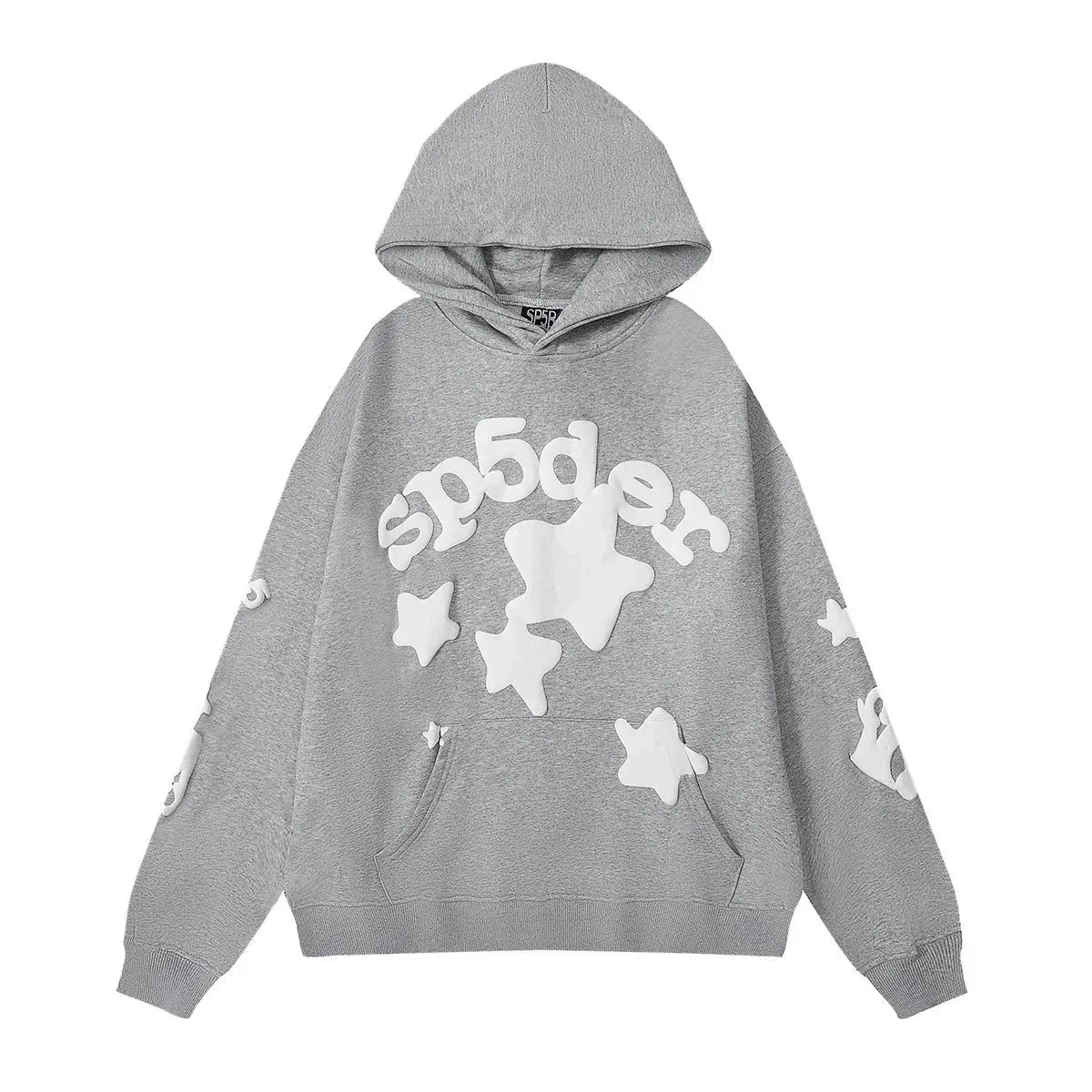 SP5DER SP5DER Grey/White Star Hoodie Grey - 1