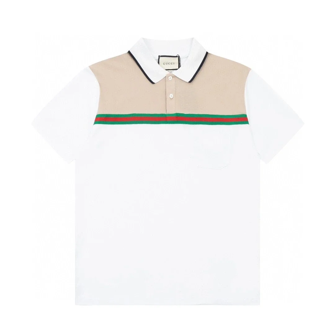 Gucci Gucci Web Stripe Polo Shirt Color 27 White