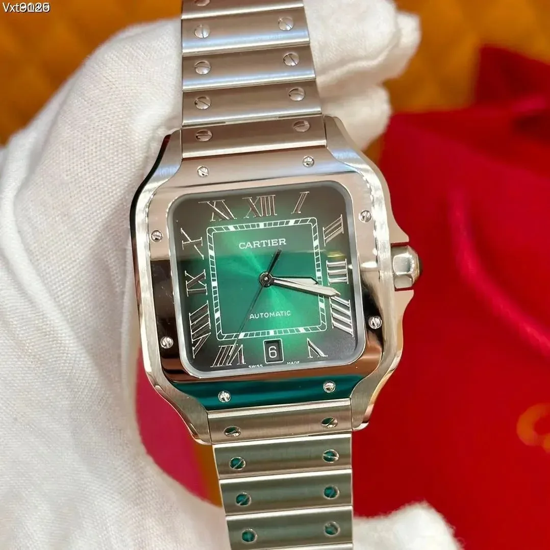 Cartier Cartier Santos-Dumont Green Automatic Watch Green - 1