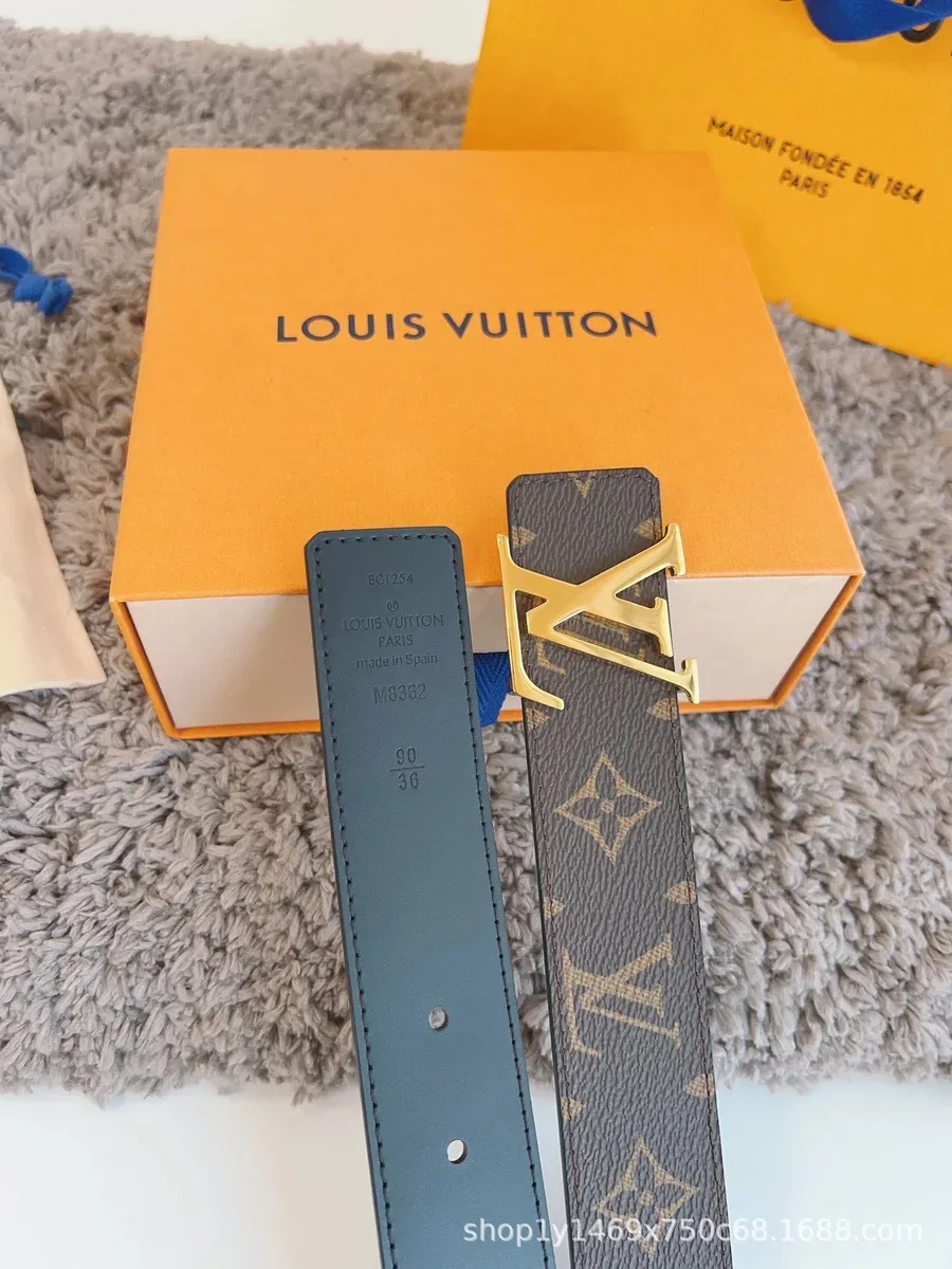 Louis Vuitton Louis Vuitton Monogram Belt Brown Brown