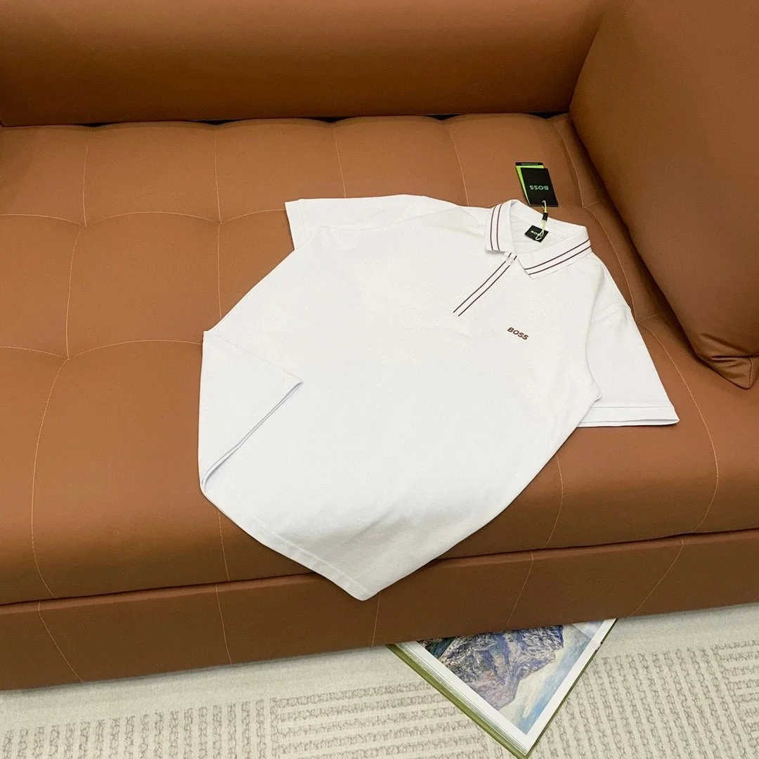 Hugo Boss Hugo Boss Polo Shirt White Solid Men's Top White - 1