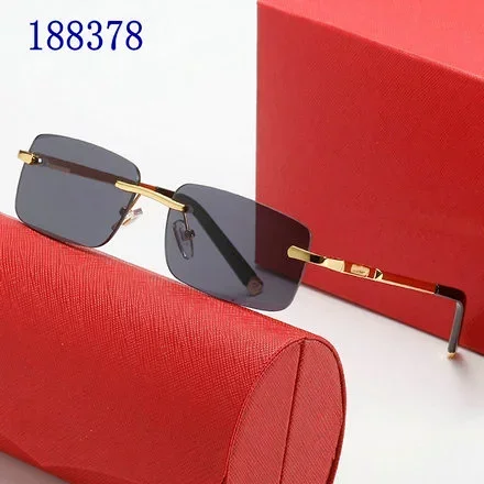 Cartier Cartier Soleil Blanc Cartier 7 Sunglasses Black Frame Gold Accents Eyewear Black - 1