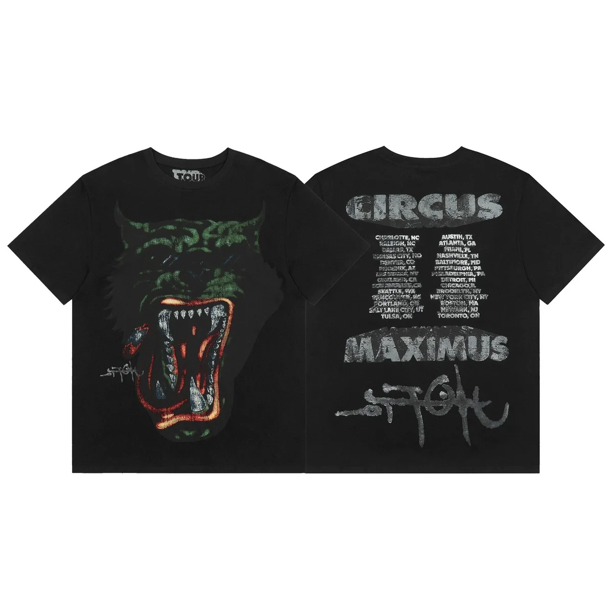 Other Black Circus Maximus Tour T-Shirt Black - 1