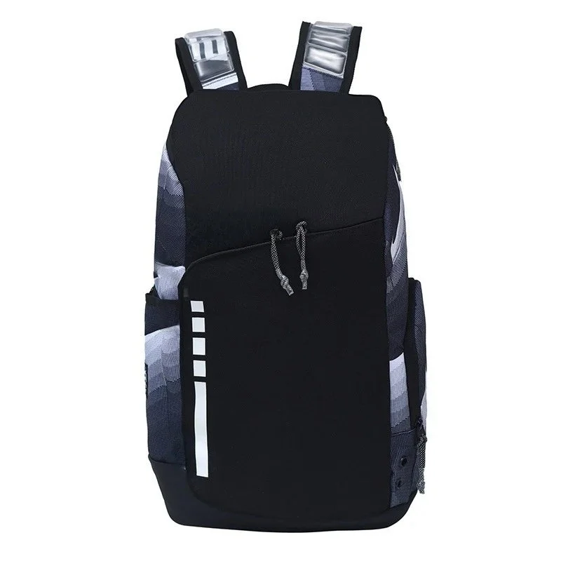 Other Unisex Backpack 5039 Black Grey Floral Pattern Bags & Backpacks Black - 1
