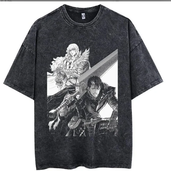 Other Unisex 'Guts & Griffith' Graphic T-Shirt, Vintage H Black - 1