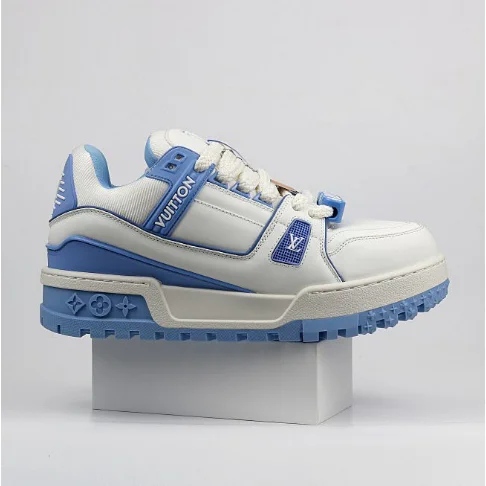 Louis Vuitton Louis Vuitton LV Trainer White/Sky Blue Sneaker White