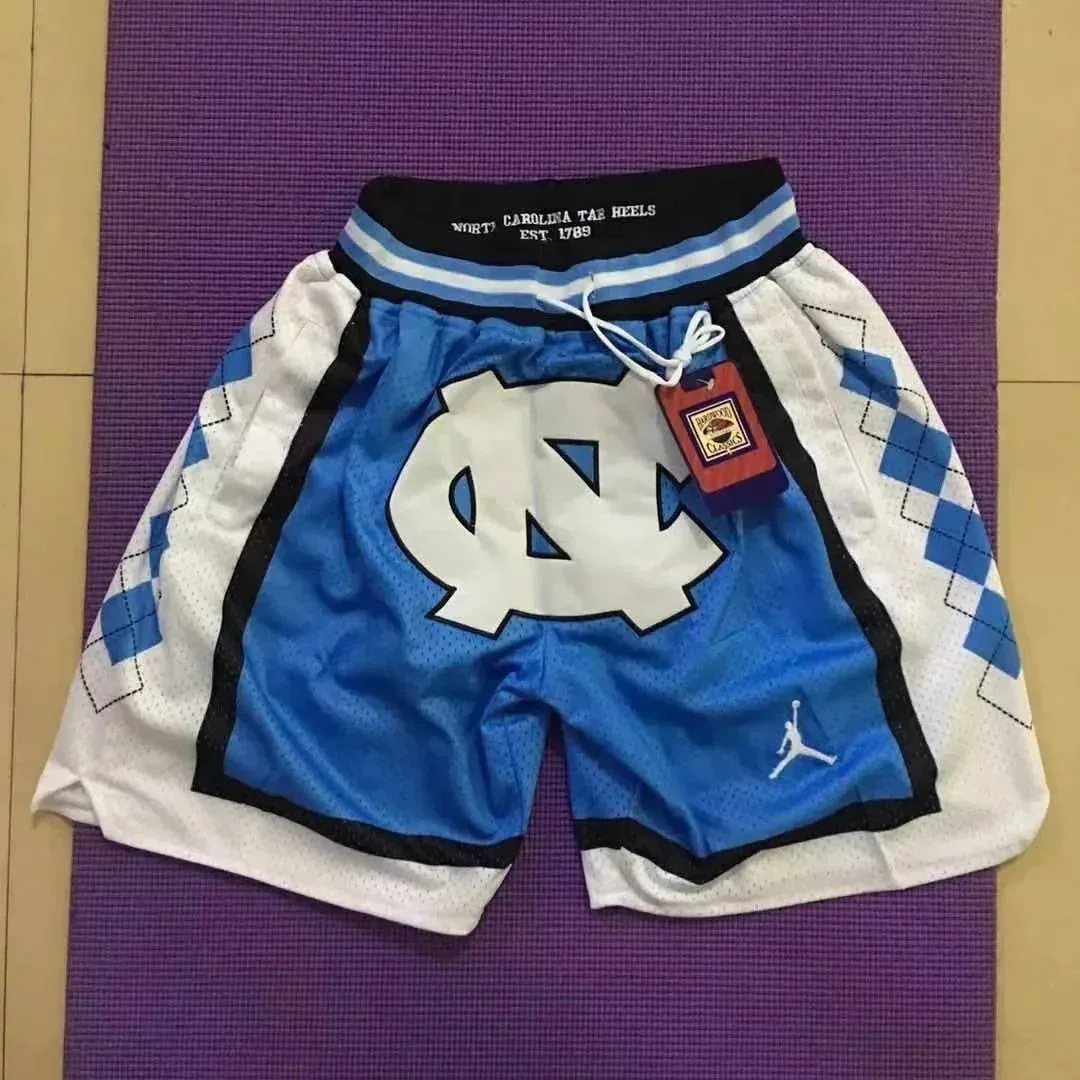 Jordan Jordan North Carolina Blue/White Basketball Shorts Blue