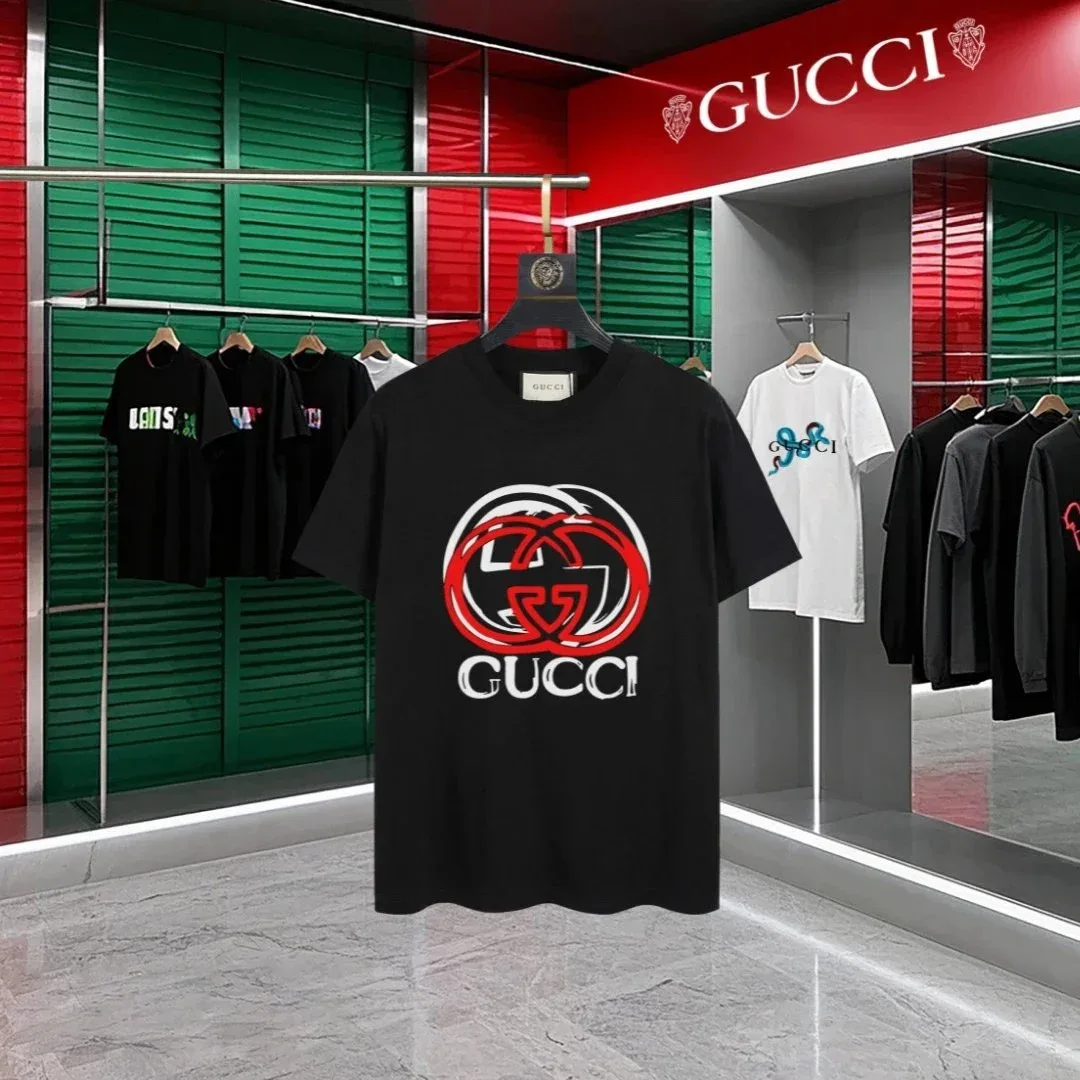 Gucci Gucci Classic Logo Black T-Shirt Black - 1