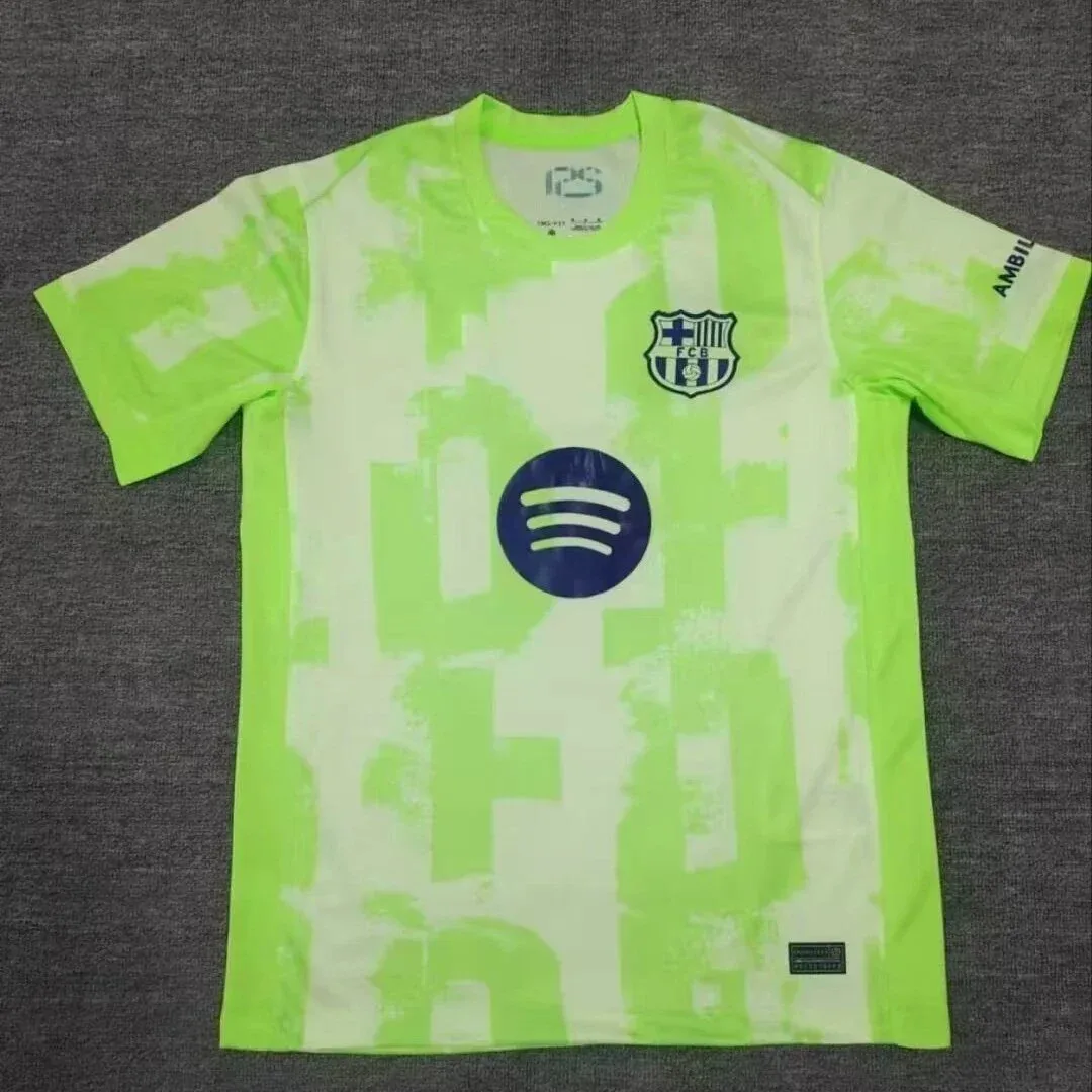 Adidas Adidas FC Barcelona Away Jersey Lime Green/White Green - 1