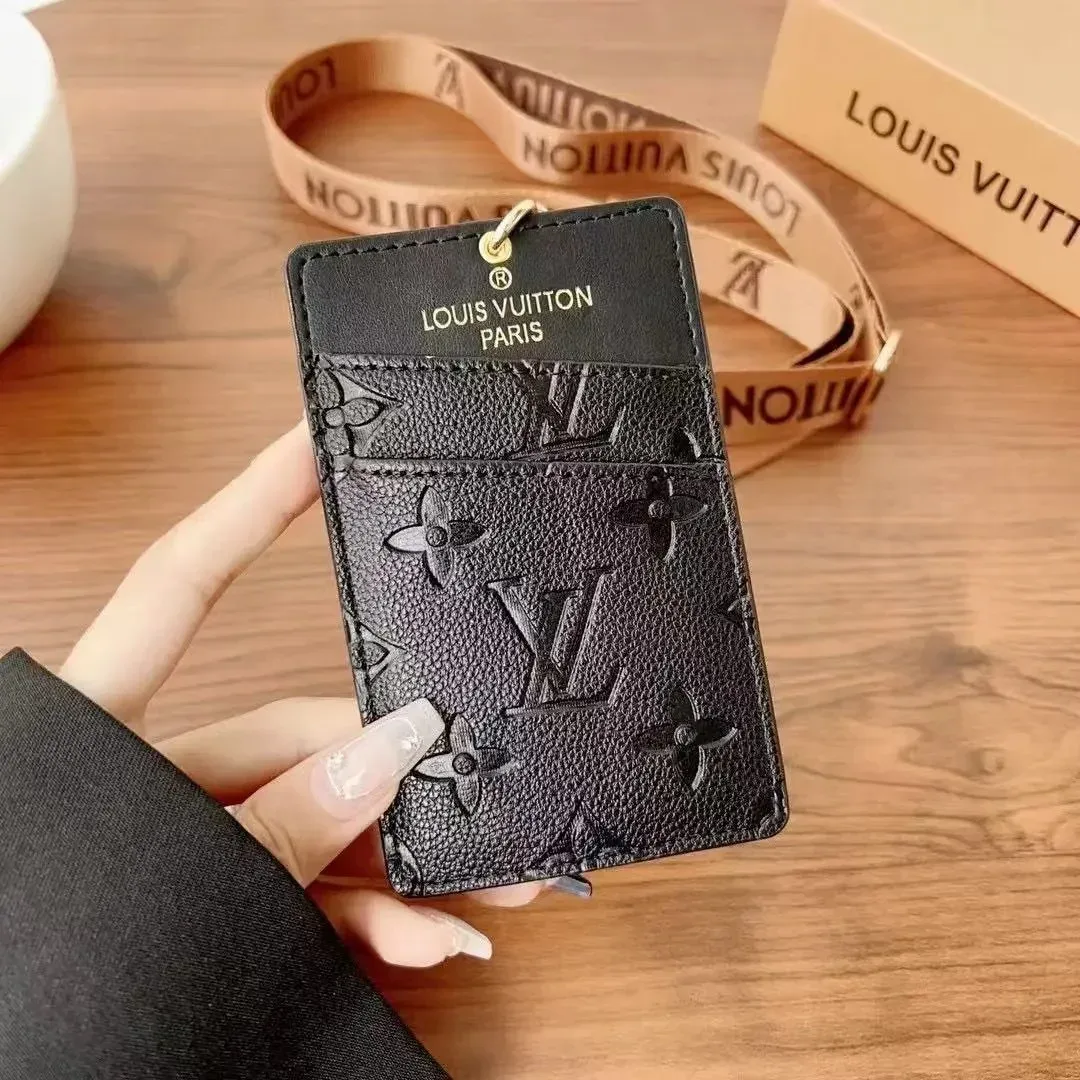 Louis Vuitton Louis Vuitton Monogram Black Card Holder Black