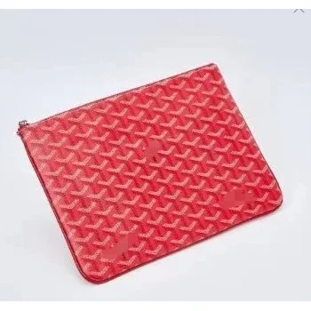 Goyard YARD Red Monogram Pouch