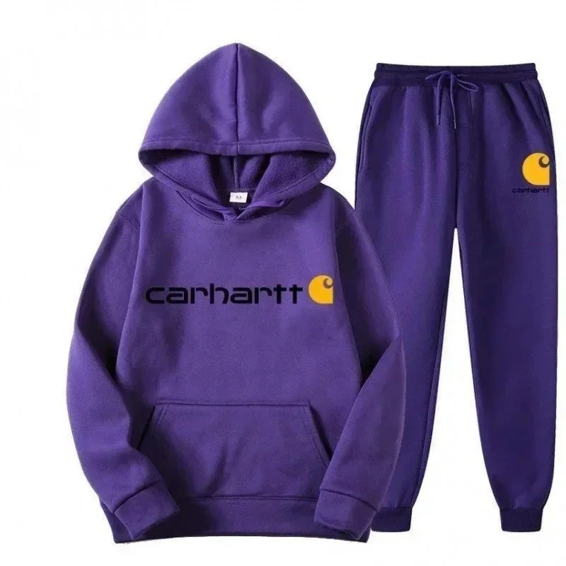 Carhartt Carhartt Purple Hoodie & Sweatpants Set Purple - 1