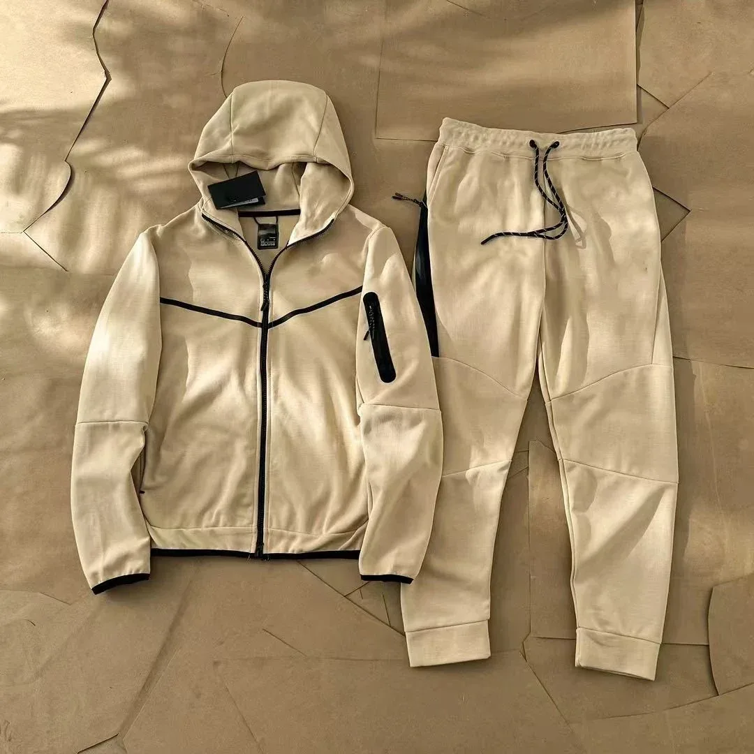 Other Khaki Two-Piece Tracksuit Set Beige - 1