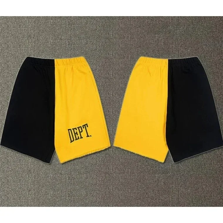 Gallery Dept. Gallery Dept. Art That Kills DEPT. Yellow & Black Shorts Yellow - 1