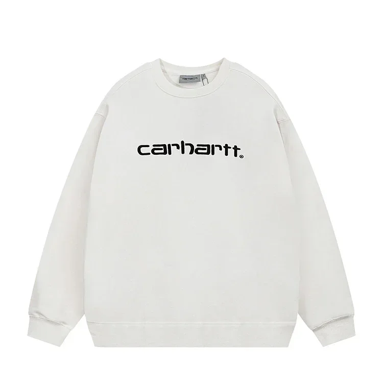 Carhartt Carhartt Classic Logo Sweatshirt White White - 1