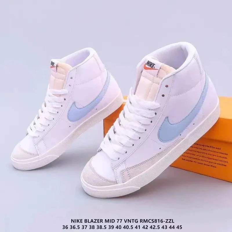 Nike Nike Blazer Mid 77 White/Pale Blue Vintage Sneakers White