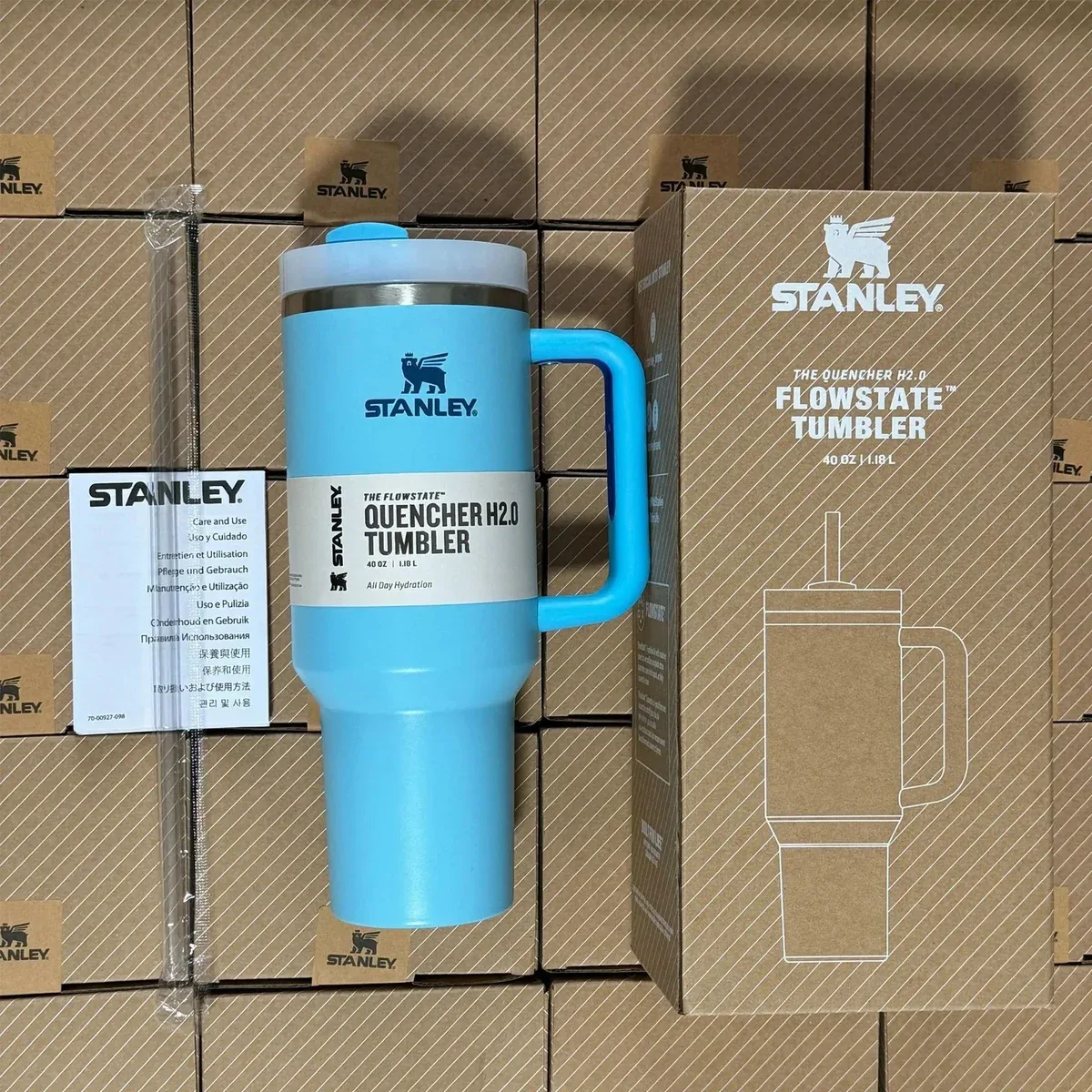 Stanley Stanley Quencher H2.0 Flowstate Pool Blue Tumbler Blue - 1