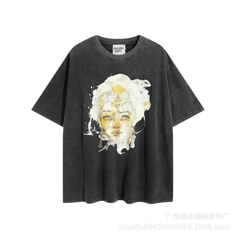 Gallery Dept. Gallery Dept. Goddess Washed Black T-Shirt Black - 1