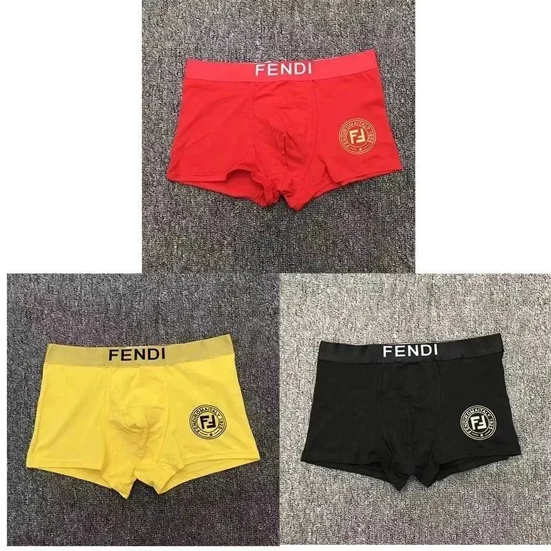 Fendi Fendi Yellow/Black/Red Gift Box Set Boxer Shorts Multicolor