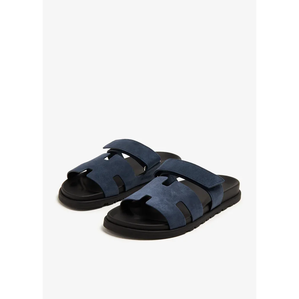 Other Navy Suede Sandals with Black Sole Navy - 1