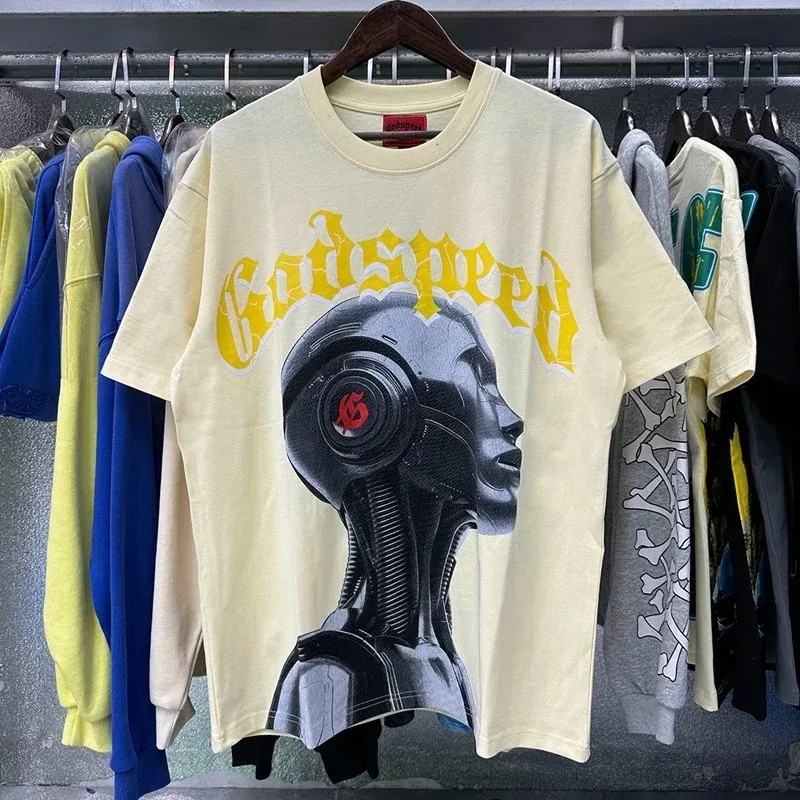 Godspeed Godspeed Apricot Graphic T-Shirt Orange - 1