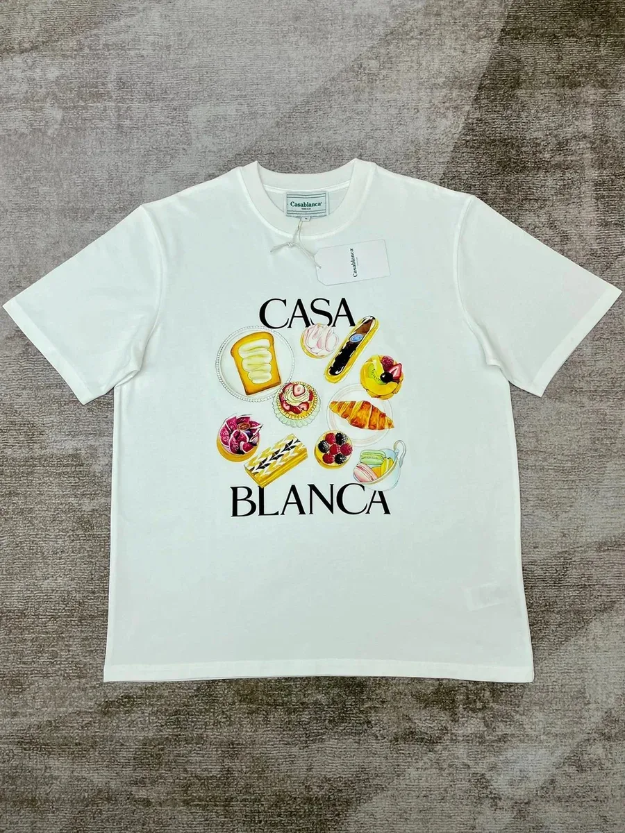 Casablanca Casablanca Casa Blanca White T-Shirt White - 1