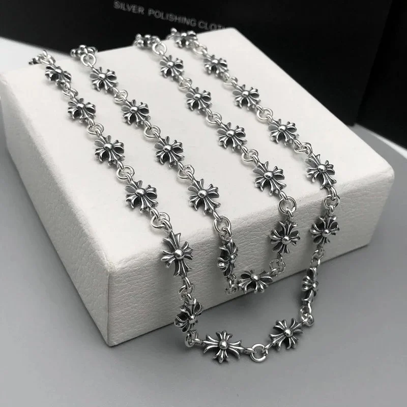 Chrome Hearts Chrome Hearts CH Cross Silver Chain Necklace Silver - 1