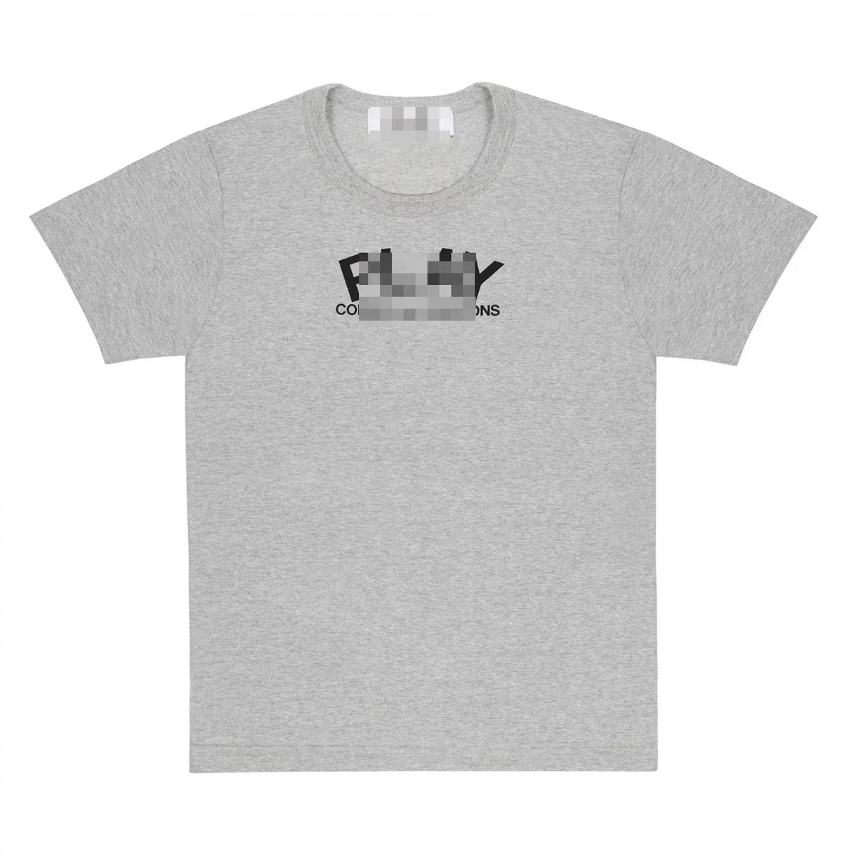 Comme des Garçons Comme des Garçons Play Logo T-Shirt Grey Grey - 1