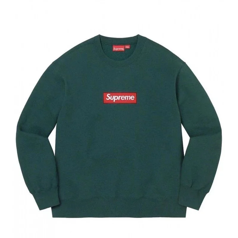 Supreme Supreme Box Logo Green Crewneck Sweatshirt Green - 1