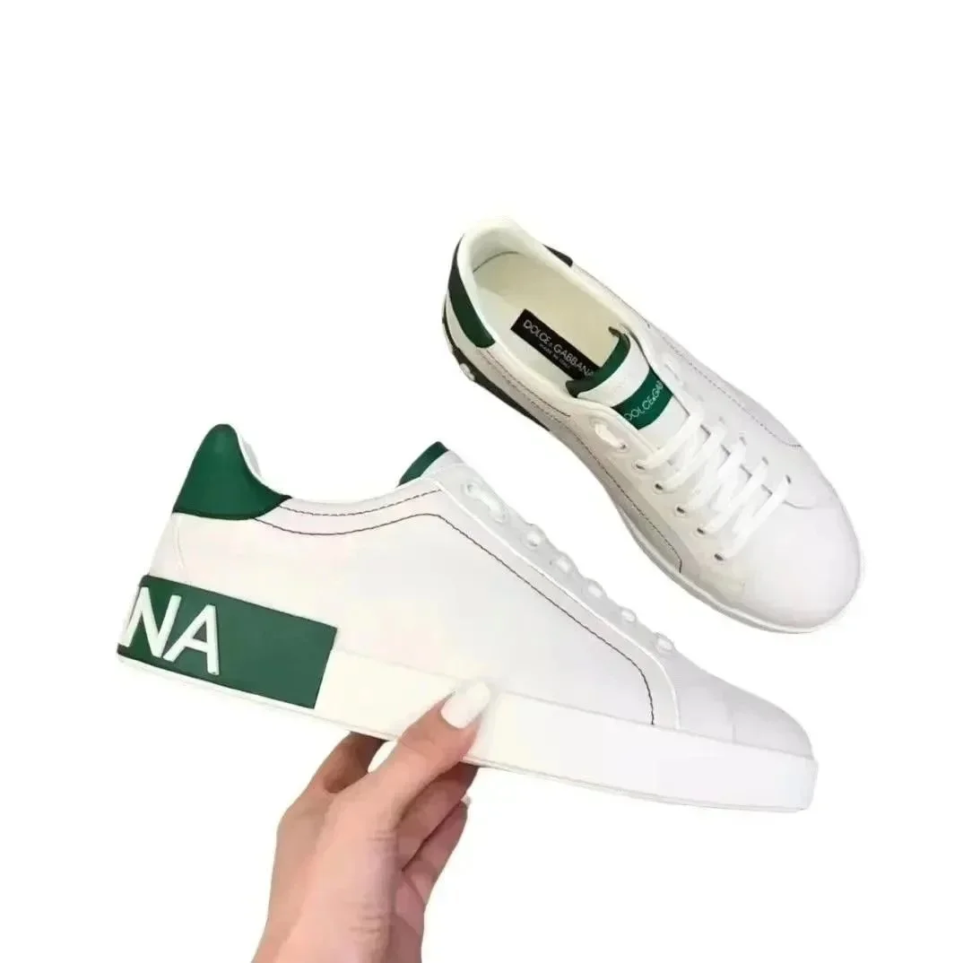 Dolce & Gabbana Dolce & Gabbana White/Green Sneakers White