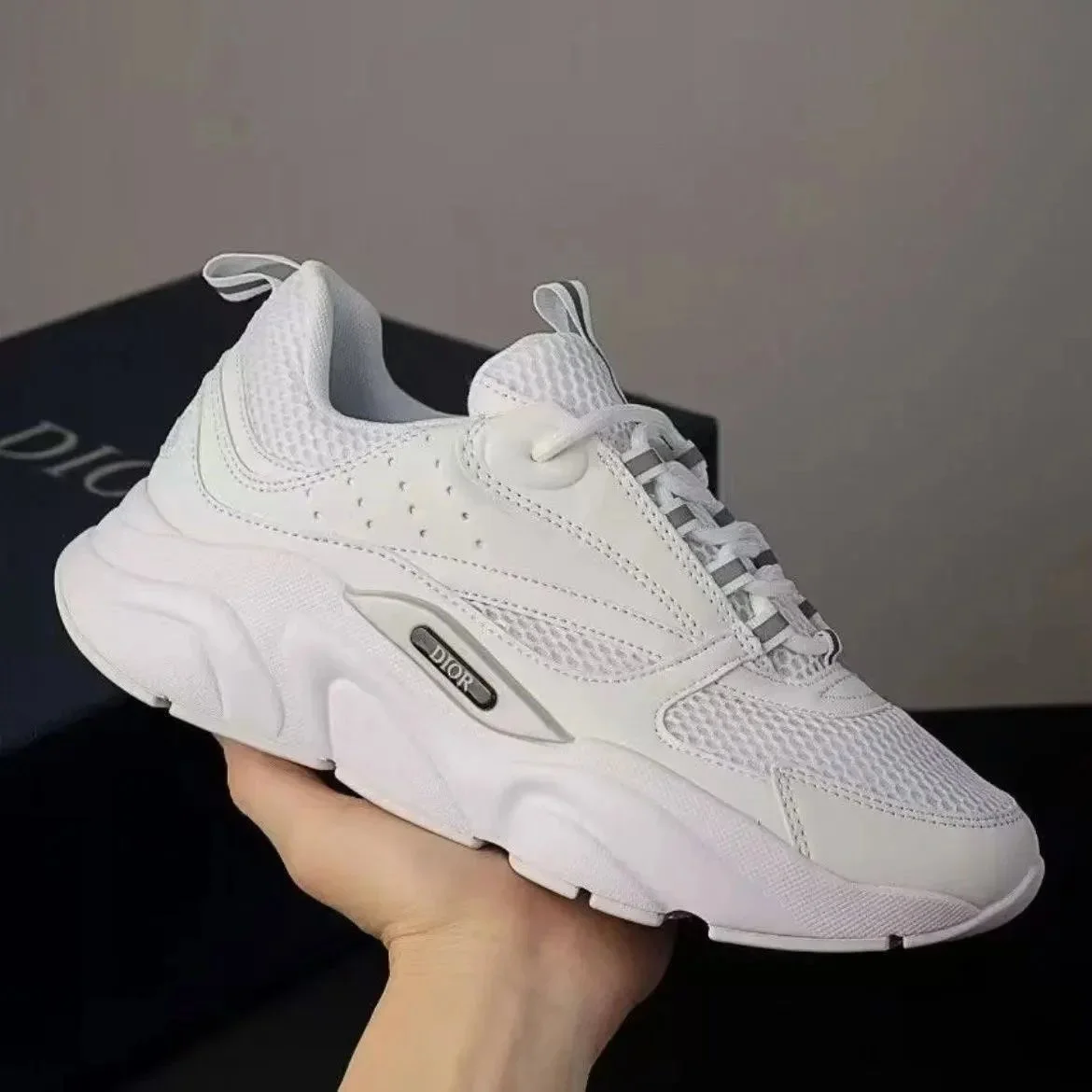 Dior Dior Dior Book Tote 31 White Sneakers White - 1