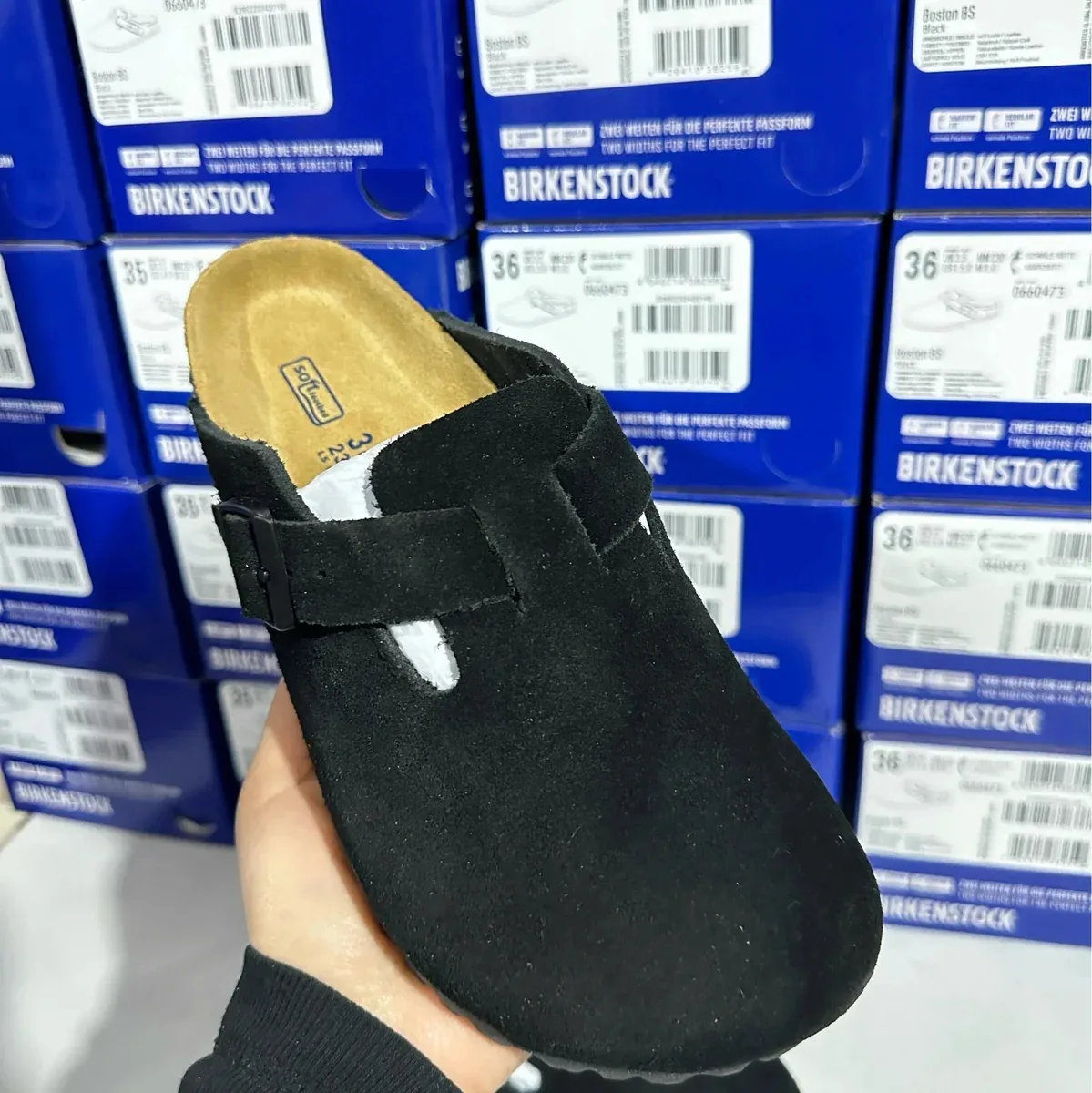Birkenstock Birkenstock Arizona Black Clog Sandal Black - 1