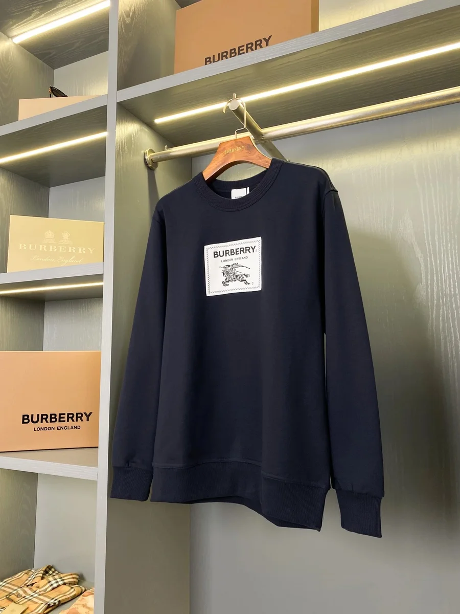 Burberry Burberry Navy Classic Logo Sweatshirt Navy - 1