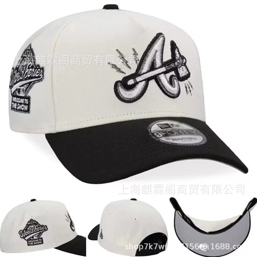 New Era New Era 9FORTY Atlanta Braves Cap White/Black White