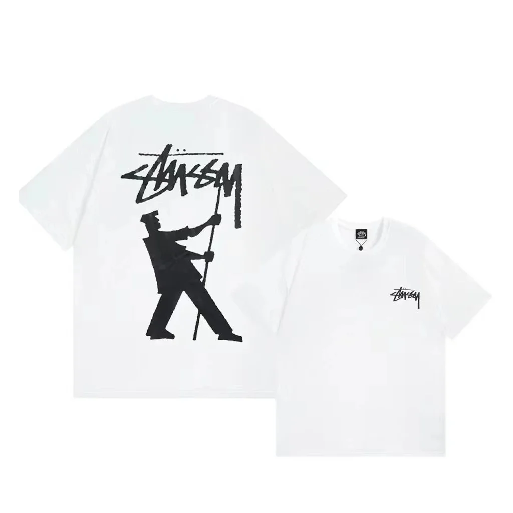 Stussy Stussy Basic Logo White T-Shirt White - 1