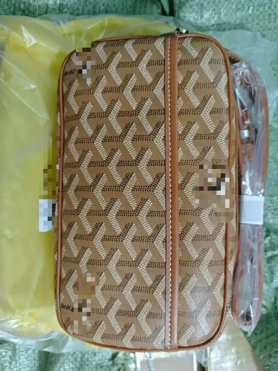 Goyard YARD Tan Canvas Tote Bag