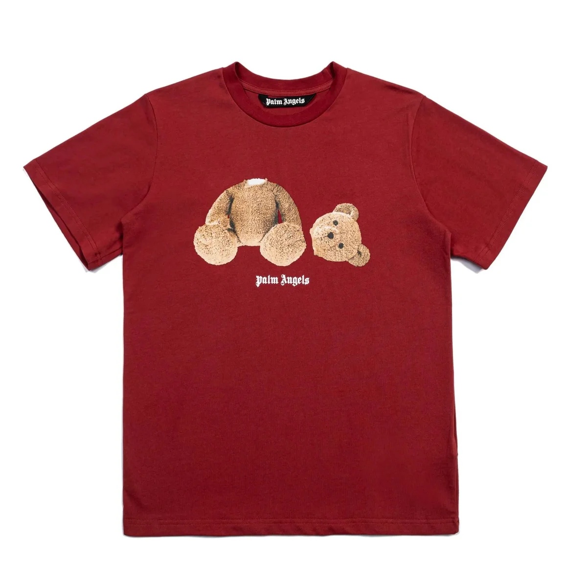 Palm Angels Palm Angels Bear T-Shirt Red Red - 1