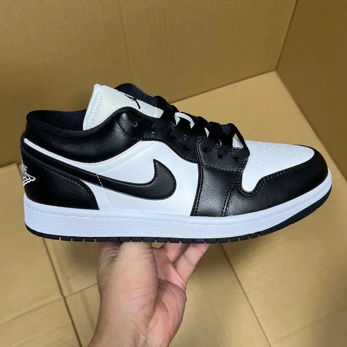 Jordan Jordan Air Jordan 1 Low Panda Sneakers Black