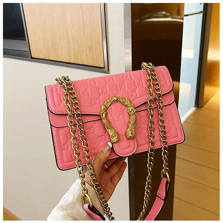 Gucci Gucci Dionysus 21 Pink Chain Shoulder Bag Pink