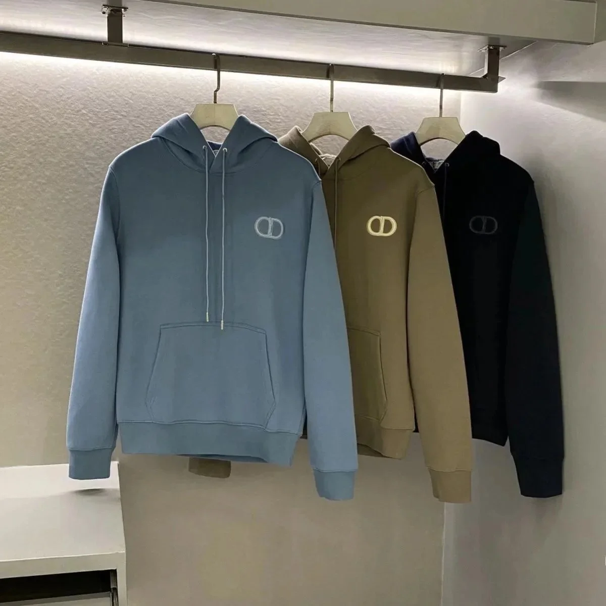 Dior Dior CD Logo Hoodie Blue Blue