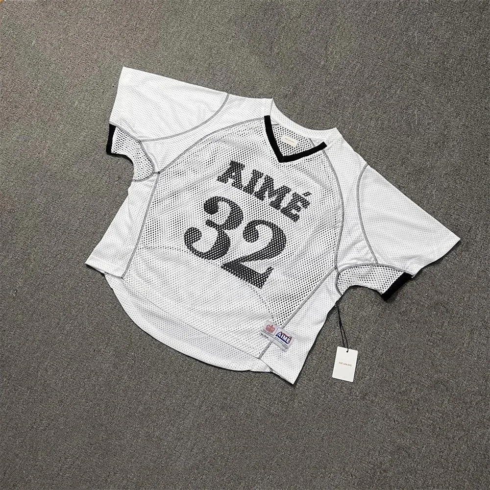 Aimé Leon Dore Aimé Leon Dore AIME 32 White Mesh T-Shirt White - 1