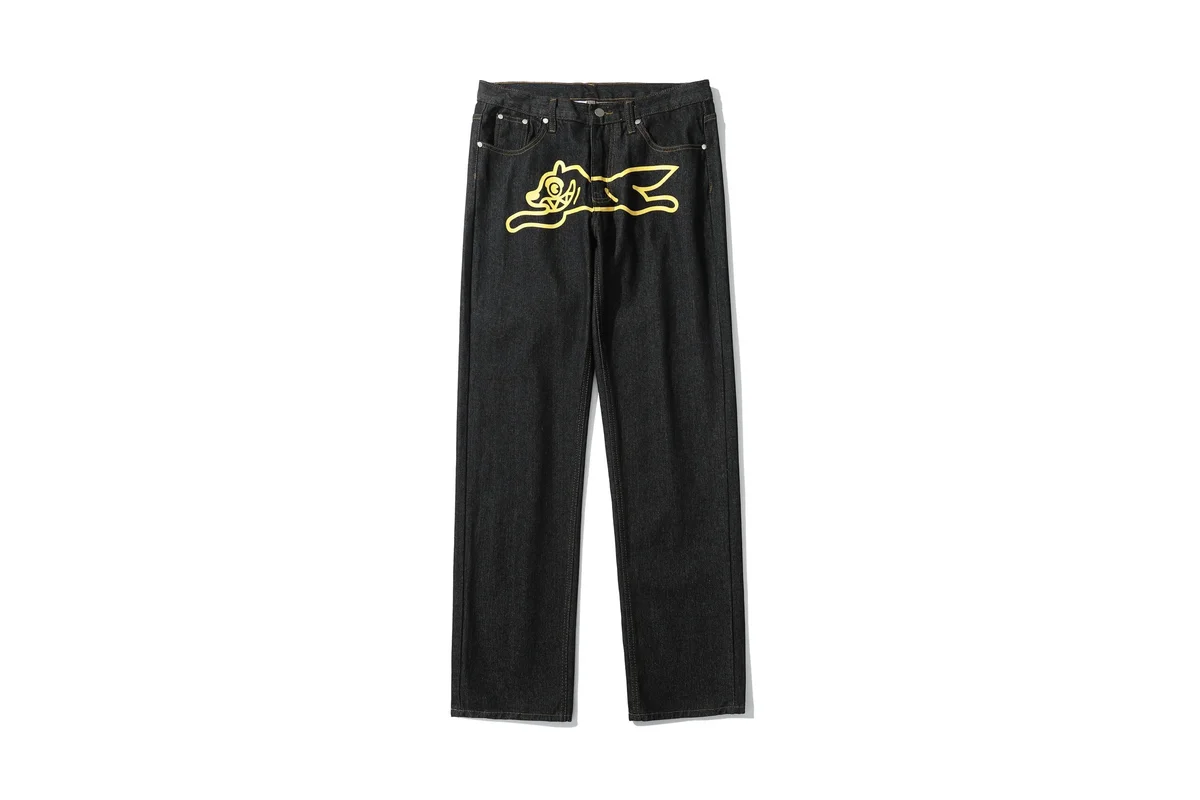 Iceberg Iceberg Black Yellow Fox Jeans Black