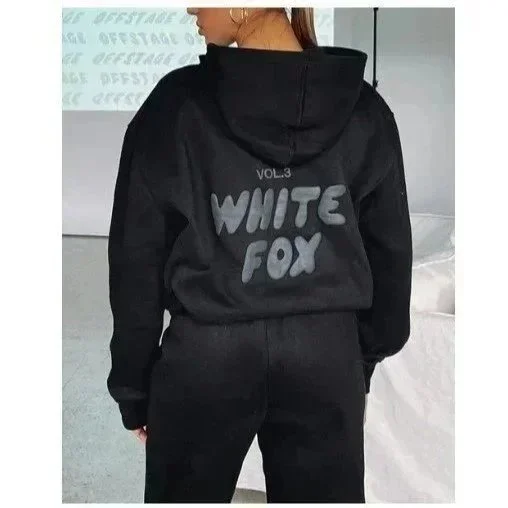 White Fox White Fox VOL.3 White Fox Black Hoodie Black - 1