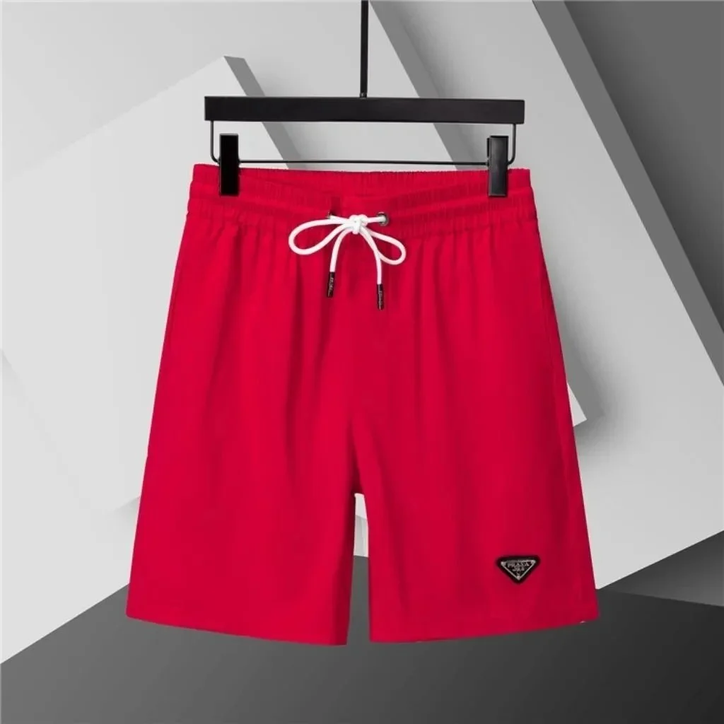 Prada Prada Red Drawstring Shorts Red