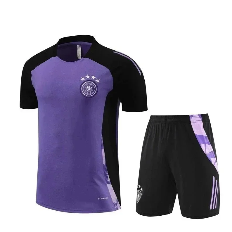 Adidas Adidas Classic Football Purple & Black Jersey Set Purple - 1
