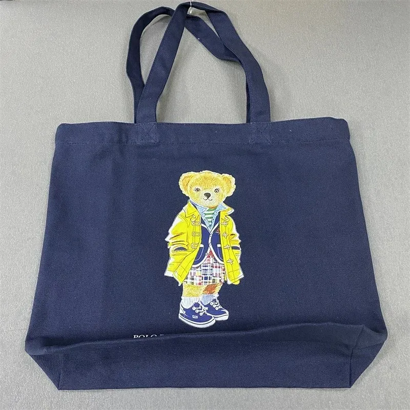 Polo Ralph Lauren Polo Ralph Lauren Yellow Bear Navy Tote Bag Navy - 1